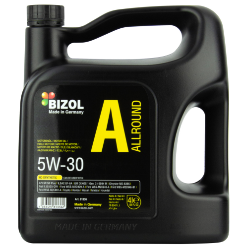 Синтетическое моторное масло Allround 5W-30 - 4 л Синтетическое моторное масло Allround 5W-30 - 4 л
