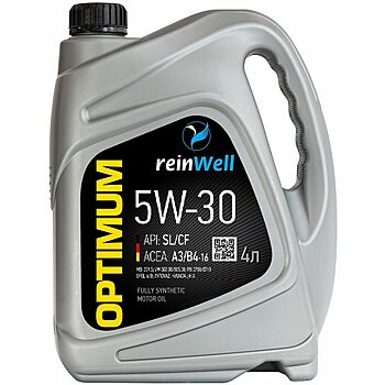 4974 ReinWell Моторное масло 5W-30 А3/В4 (4л) - 4 л